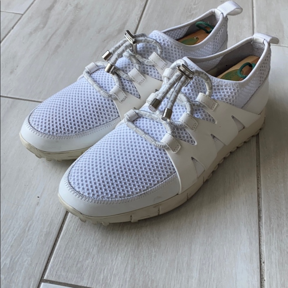 Jimmy Choo Men’s Nija Athletic Shoes in White/Grey